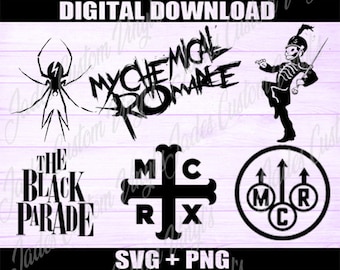 My Chemical Romance Bundle svg,  **This is a SVG file download only, No PNG file**