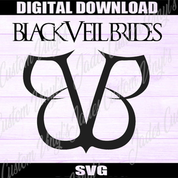 Black Veil Brides SVG, Hard rock, alternative metal, glam metal, gothic metal, metalcore