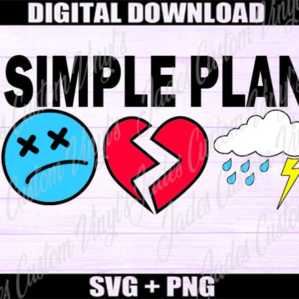 simple plan svg,**This is a SVG file download only, No PNG file**