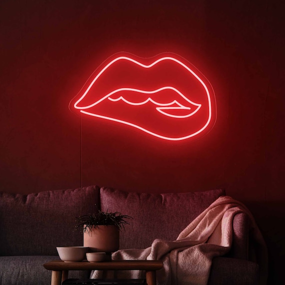 Neon on sale lip light