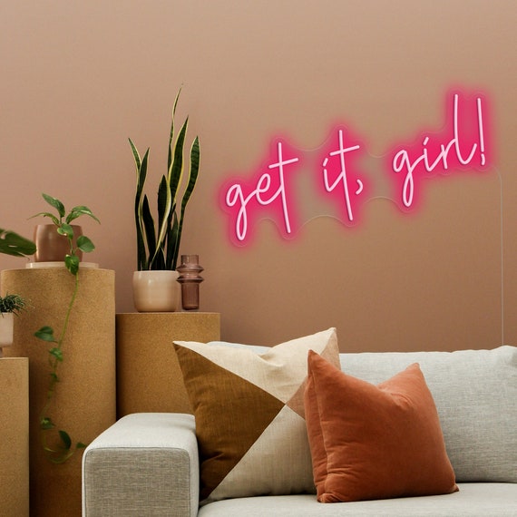Get It Girl Custom Led Neon Sign Light For Home Wall Decor Hong Kong - Custom Led Light Wall Decor