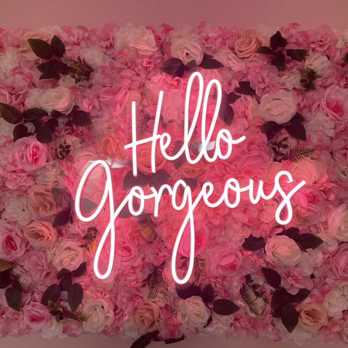 Hello LED Neon Sign Custom Neon Neon Light Etsy