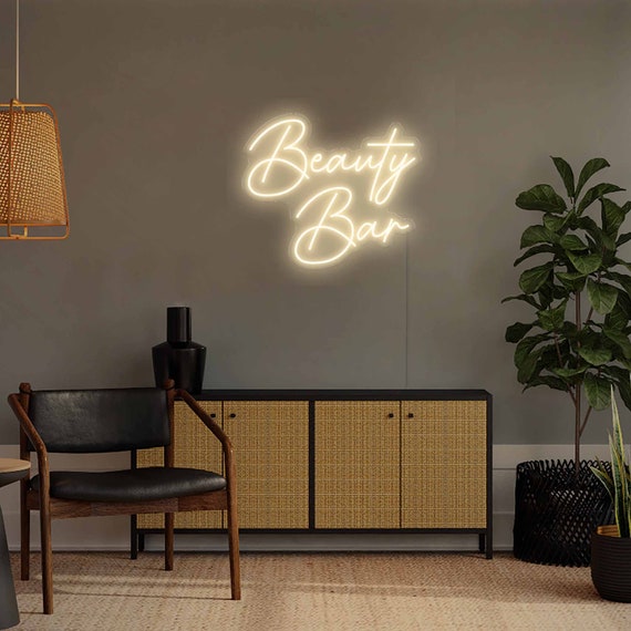 Beauty Bar LED Neon Sign Bedroom and Home Gym Light Popular