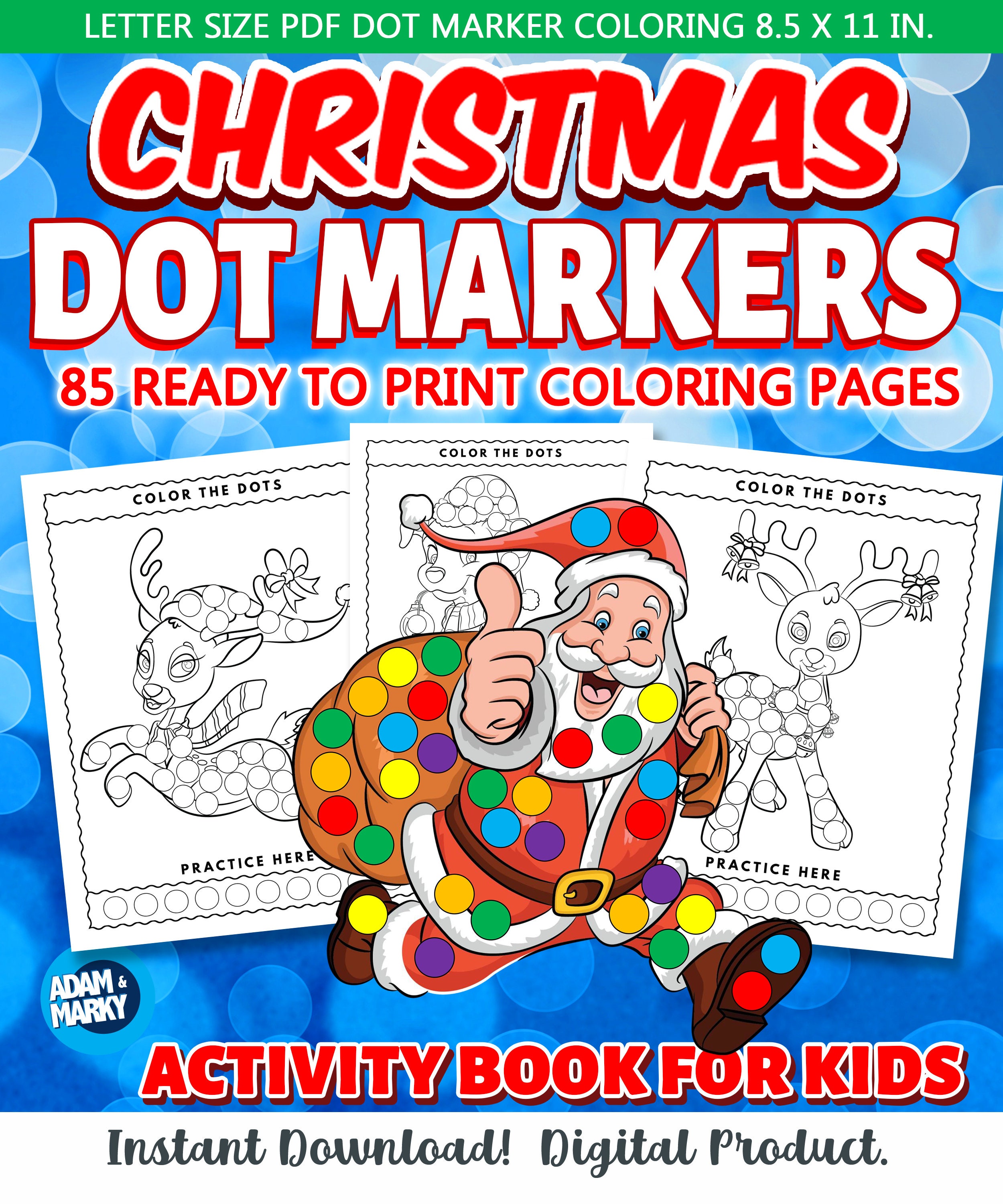 Dot Markers Activity Book Animals : Big Book Of Dot Markers With Easy  Guided Big Dots Activity Book For Toddlers, Kindergarteners, Preschool   1-3, 2-4, 3-5 With 2 Animals For Each Letter (Paperback) 