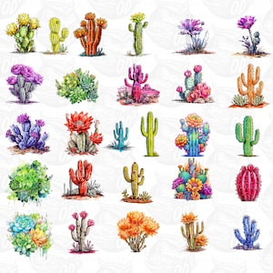 Neon Cactus Bundle Png, Floral Cactus,Flowers Png,Sublimate Designs Download,Digital Download,Sublimate Designs Bundle, Green Cactus,
