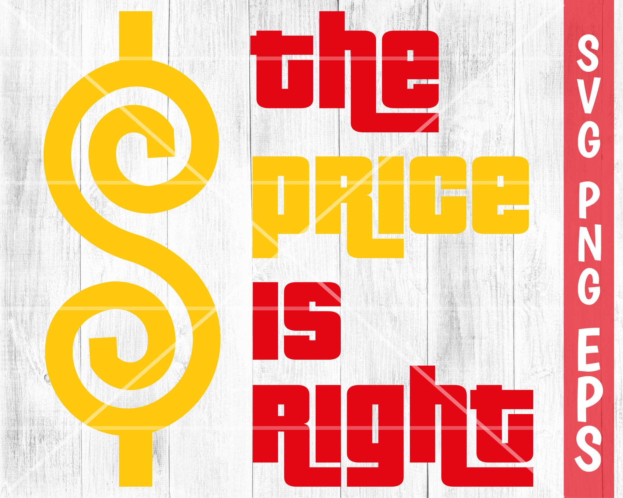 Price is Right SVG EPS PNG Cricut Silhouette File for Etsy
