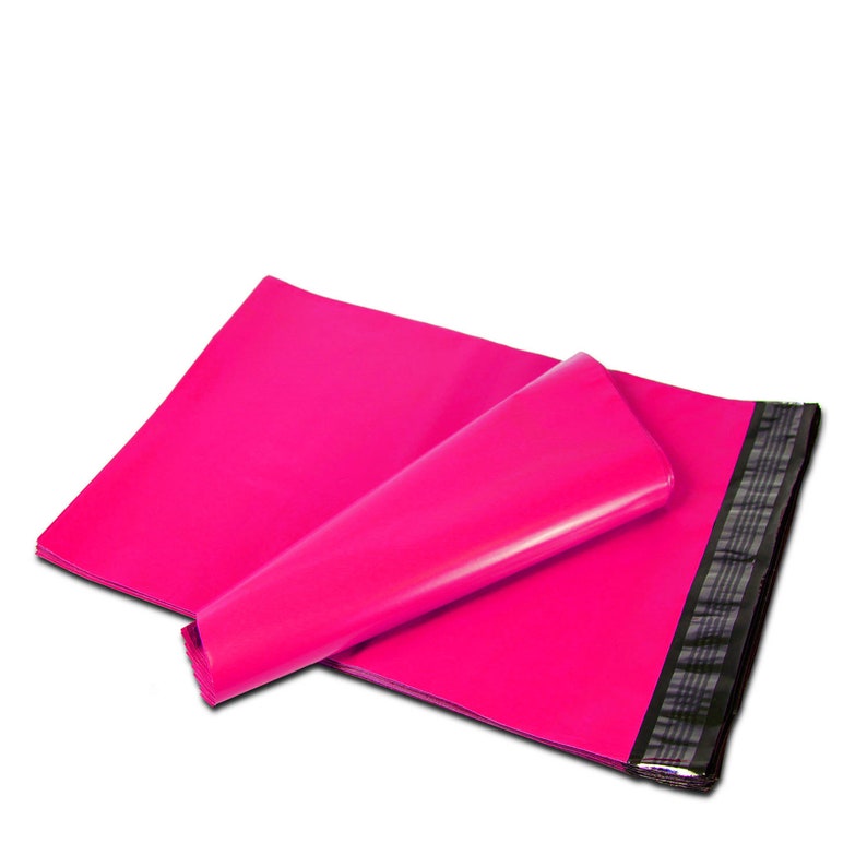 100 10x13 HOT Pink Poly Mailers Shipping Envelopes Bags