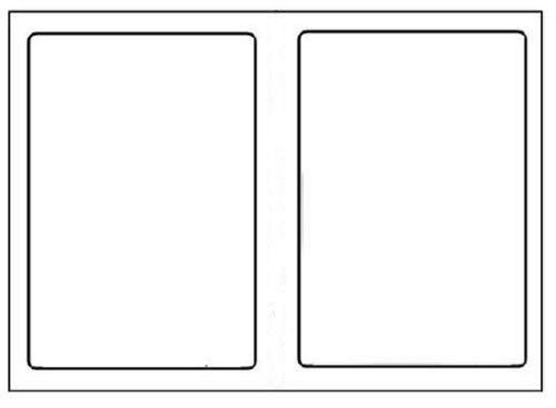 2-UP 8.5 x 5.5 Labels Self Adhesive Labels for Internet Postage and Shipping Address 2 Labels Per Sheet 8.5x11 200 SHEETS 400 Labels