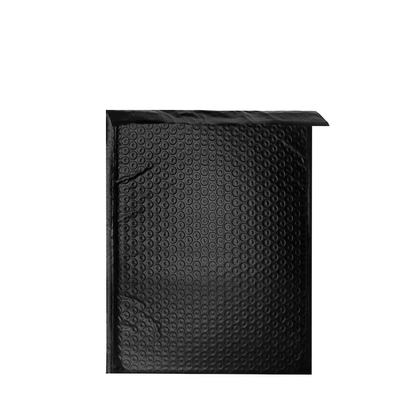 25 Pack #1 7.25x12 Black Poly Bubble Mailers Padded Mailing Envelope Shipping Bags 7.25 x 12