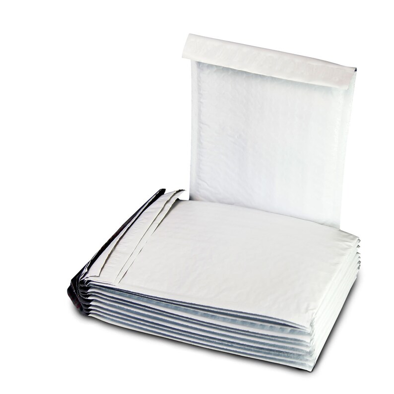 200 Pack #CD 7.25x8 White Poly Bubble Mailers Padded Mailing Envelope Shipping Bags 7.25 x 8