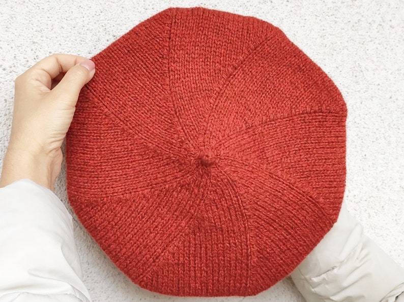 Knit beret women Ladies knitted beret Knit wool beret Merino beret Womens beret trendy Knit beret for lady Knit cashmere beret Merino wool