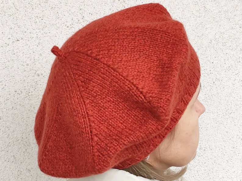 Knit beret women Ladies knitted beret Knit wool beret Merino beret Womens beret trendy Knit beret for lady Knit cashmere beret Merino wool