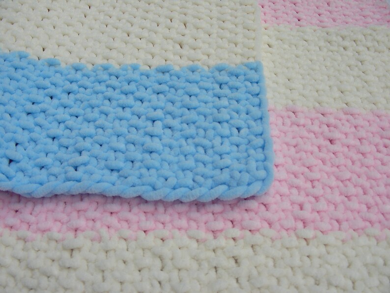 Twins Baby Gifts Boy and Girl Twins Knit Blankets for Twins Etsy