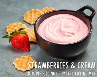 Strawberries & Cream - Dessert Mix