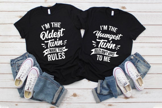 Twin Shirt Matching Brother Sister Twins Siblings Twin Shirt Matching Brother Sister Twins Siblings
