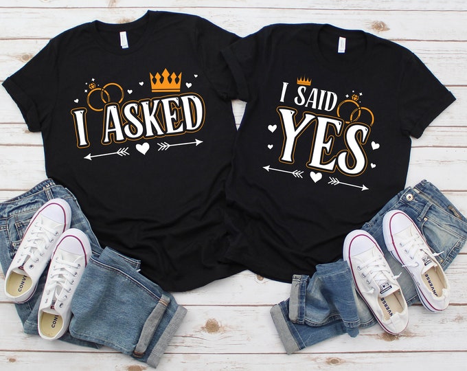 Couple Matching - I Asked, I Said Yes! - Shorts main image 1