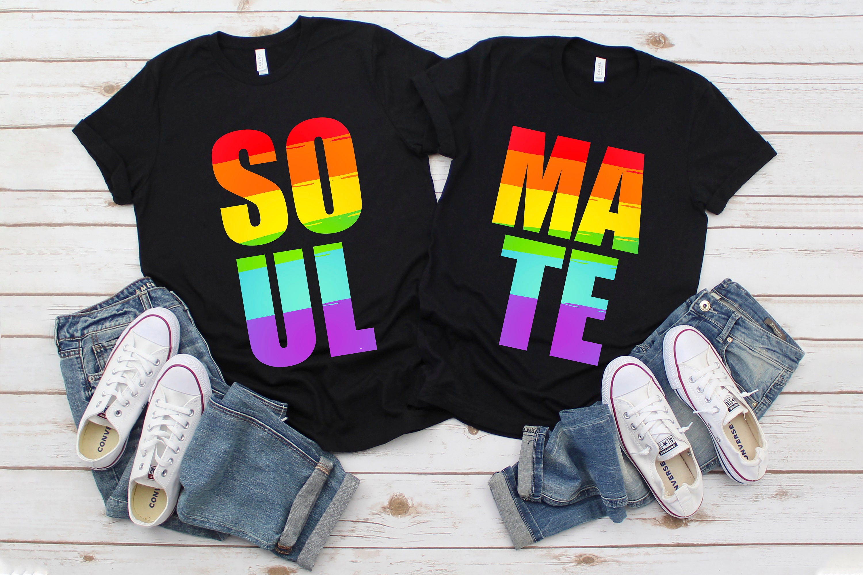 Lgbt rainbow t shirt deals