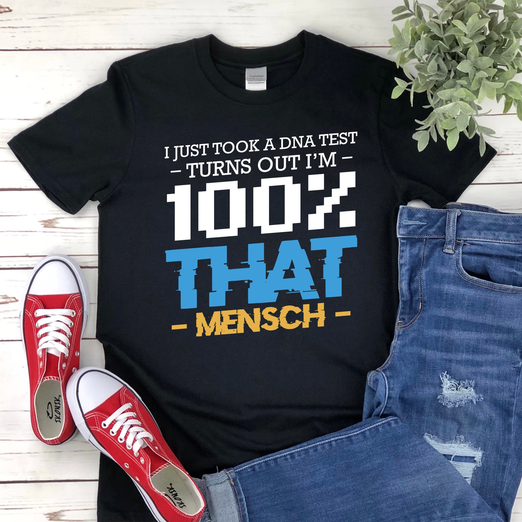 Chutzpah T-Shirt 100% Cotton Comfortable High-Quality Jewish Mazel Tov  Mensch Yenta Nice Njg
