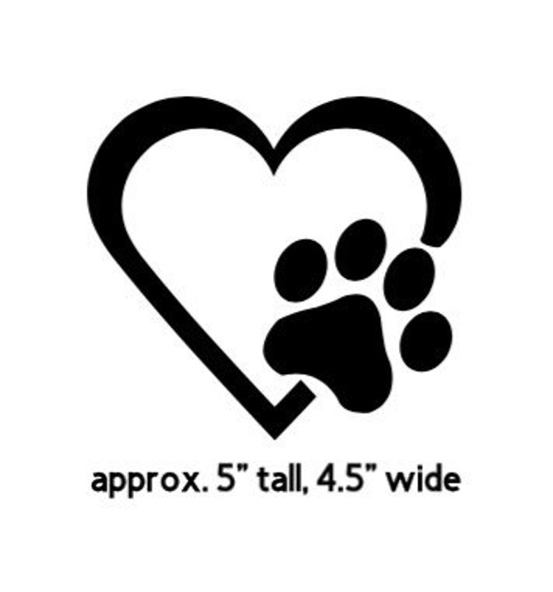 paw print window decal paw print window decal