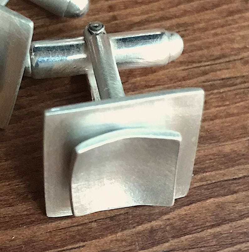 Quadro Silver Cuff Links