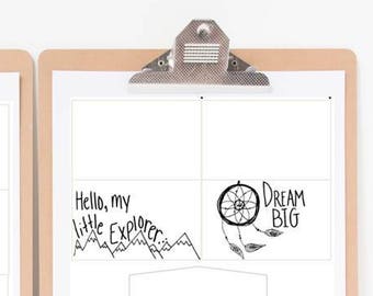 printable tiny love notes valentine s printables set of etsy