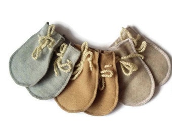 Merino Wool Mittens for Baby, Newborn gift, Baby shower gift, Newborn Mittens, Wool Mittens,Toddler Mittens,Handmade Accessory, Baby organic
