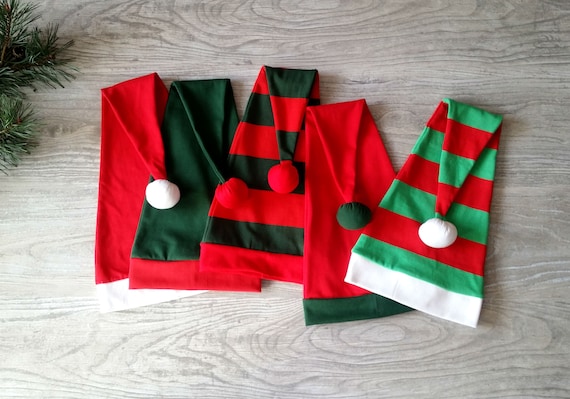 Christmas Elf Hat, Santa Hat, Baby Christmas Bonnet, Christmas Photo Props, Christmas Gifts, Toddler Elf Costume, Boys Elf Hat,Girls Elf Hat