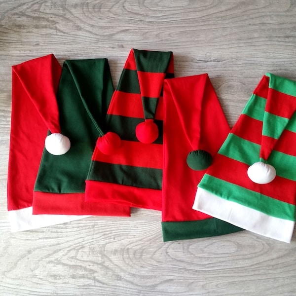 Chapeau d’elfe de Noël, chapeau de Père Noël, bonnet de Noël pour bébé, accessoires photo de Noël, cadeaux de Noël, costume d’elfe pour tout-petits, chapeau d’elfe pour garçons, chapeau d’elfe pour filles