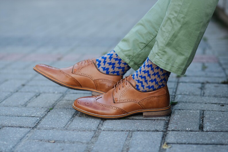 Groomsmen Socks Men Socks Vintage Socks Groom Socks Vintage Brown Socks Men Dress Socks Cotton Socks for Men Socks for Wedding