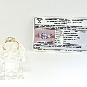14k Yellow Gold And Diamond Anniversary Ring