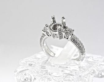 18k White Gold And Diamond Anniversary Setting