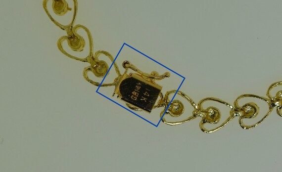 14K Yellow Gold Bracelet - image 3