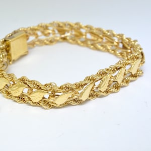14k Vintage Charm Bracelet