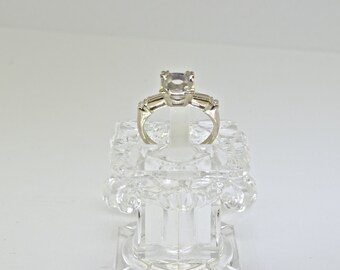 14k White Gold Antique Diamond Setting. Size 5.5