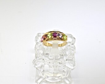 14k Birthstone Ring. Size 6.5