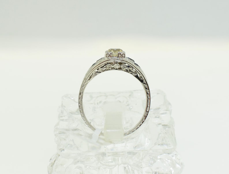 Antique Platinum Engagement Ring early 1900's - Etsy