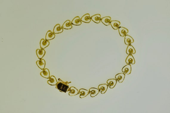 14K Yellow Gold Bracelet - image 2