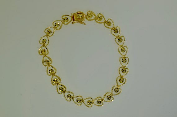 14K Yellow Gold Bracelet - image 1