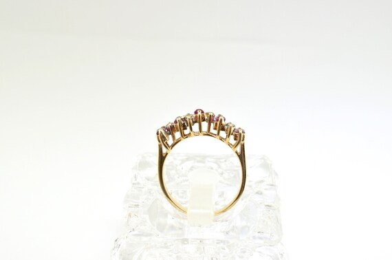 14k Diamond And Ruby Ring. Size 5.5 - image 3