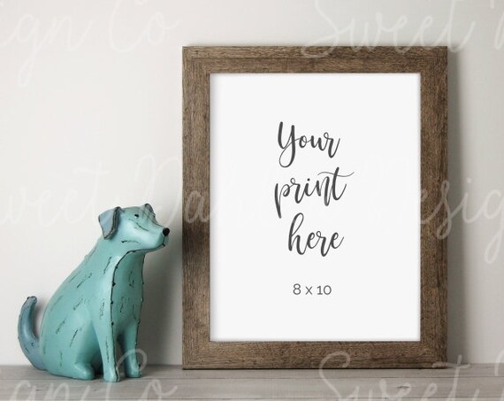 Nursery Frame Mockup Digital Print Stock Photo Wall Art