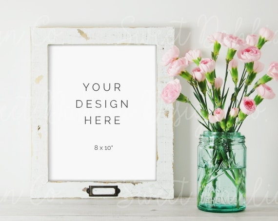 White Frame Mockup Digital Print Stock Photos Wall Art White Frame Mockup Digital Print Stock Photos Wall Art