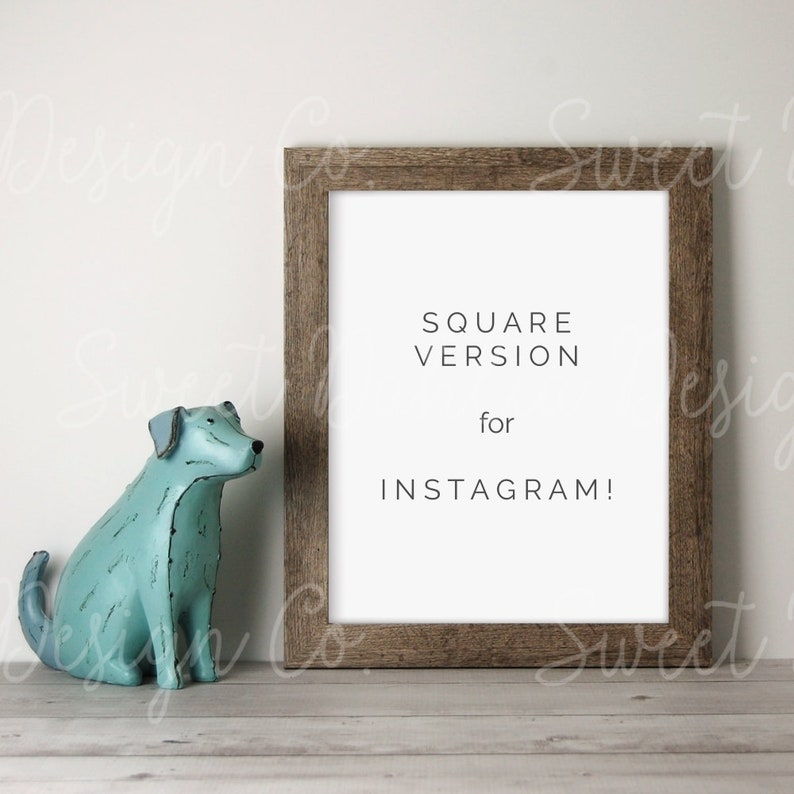 Download Nursery Frame Mockup Digital Print Stock Photo Wall Art | Etsy