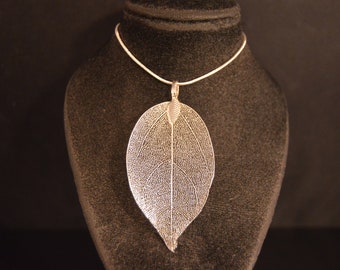 FILIGREE Silvertone LEAF