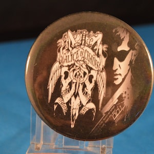 ALICE in CHAINS black BUTTON  pin pinback badge punk Large 2 1/4&quot; Brand New rock &#39;n roll  music band Grunge Seattle Layne Staley Cantrell