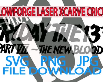 friday the 13 new blood svg png jpg tif file download