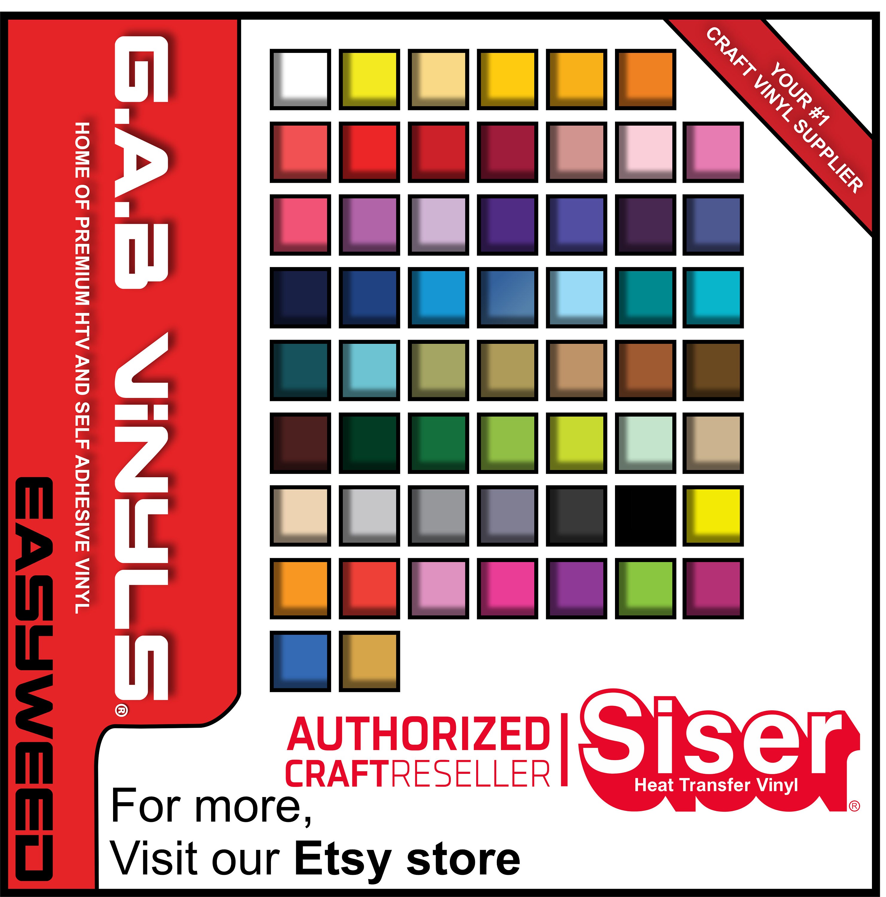 Siser EasyWeed Heat Transfer Vinyl (HTV) 15 x 12 Sheet - 48 Colors Available - Turquoise