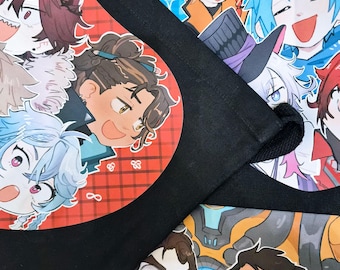 Black Long Strap Tote Bag