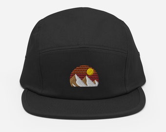 Czapka Sunset Five Panel | Czapka Outdoor Mountain Camp | Czapka Hiking Camping 5 Panel