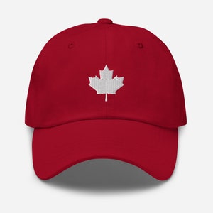 Kanada Maple Leaf Baseball-Mütze | Kanadischer Dad Hut | Canada Day Mütze | Bestickt