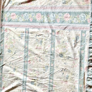 Pink & Blue Floral Duvet Cover with Pillowcases